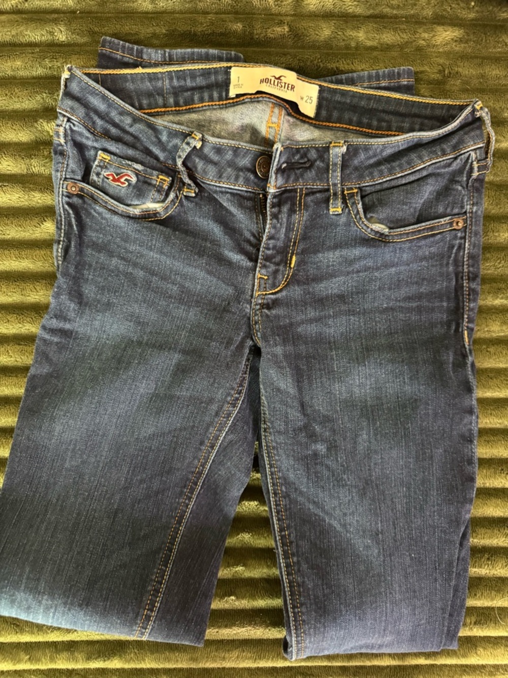 Hollister Low Rise Skinny Jeans Dark Wash Size 1 W25